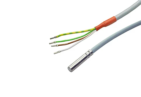 TF PT1000 6x28mm -5/80°C 10m shielded